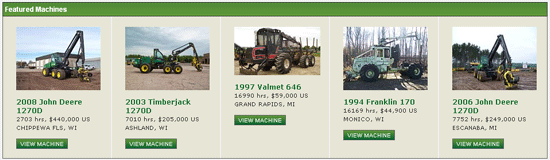 forestry equipment John Deere Construction and Forestry Dealers Join MachineFinder