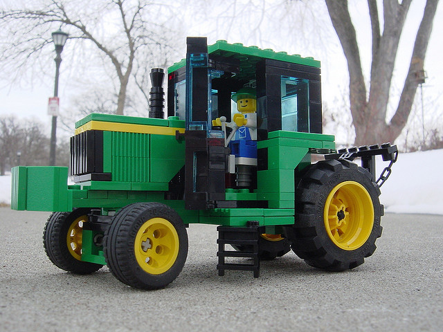 john deere lego tractor