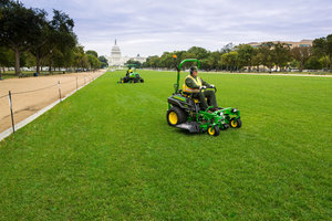 John Deere has announced a donation of grounds care products and attachments to assist in renovating turf at the National Mall