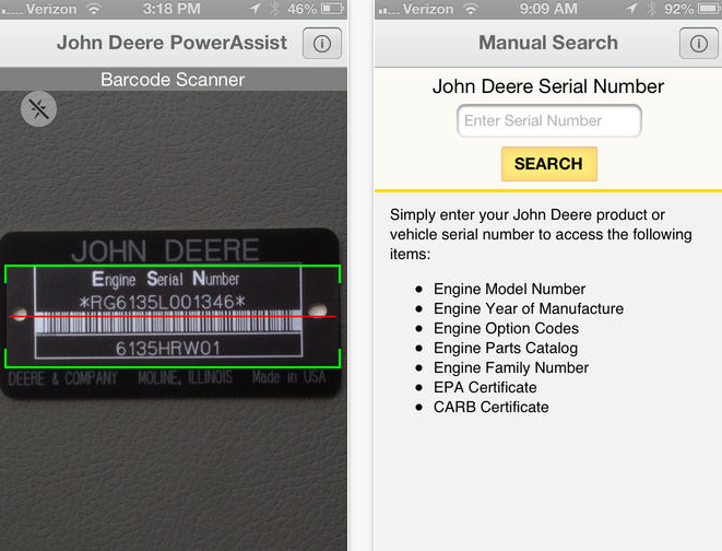 john deere antique engine serial number lookup