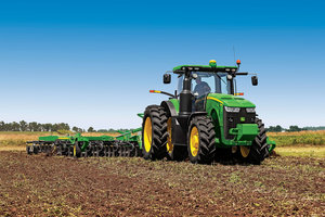 John Deere's new 8R Series tractors were introduced in unique fashion, wowing audiences at the Agritechnica Exhibition