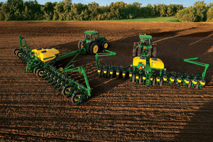John Deere's ExactEmerge planter is one of many innovative new products to be on display at the 2014 Commodity Classic.