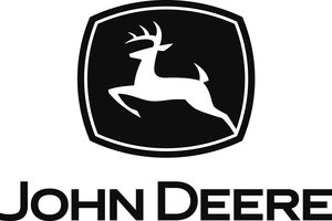 Hinton's original jumping deer drawing, on display at the exhibit, inspired John Deere's now famous company trademark. 