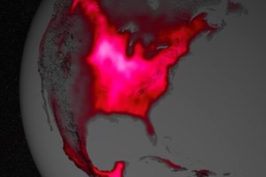 The fluorescent glow given off by plants presents a new satellite-level look at crop success during growing season. 