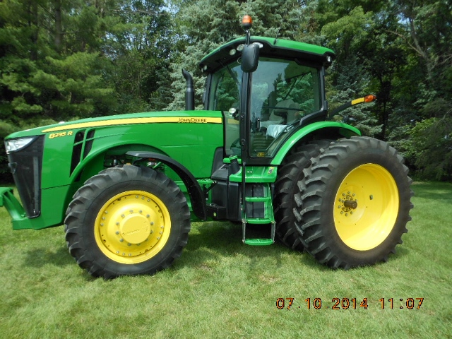 This 2012 8235R tractor with 144 hours sold for $151,000 on a farm auction in north-central Iowa August 26, 2014