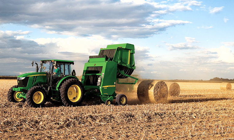John Deere Tractor Baler Automation2 The Future of Hay Farming: John Deere Tractor Baler Automation