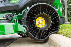 The MICHELIN X TWEEL TURF is designed to virtually eliminate tire downtime.