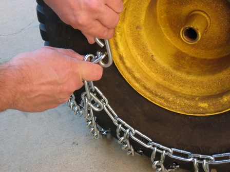 4Tire chain inside hook Preparing for Winter: How to Install Tire Chains on John Deere Equipment