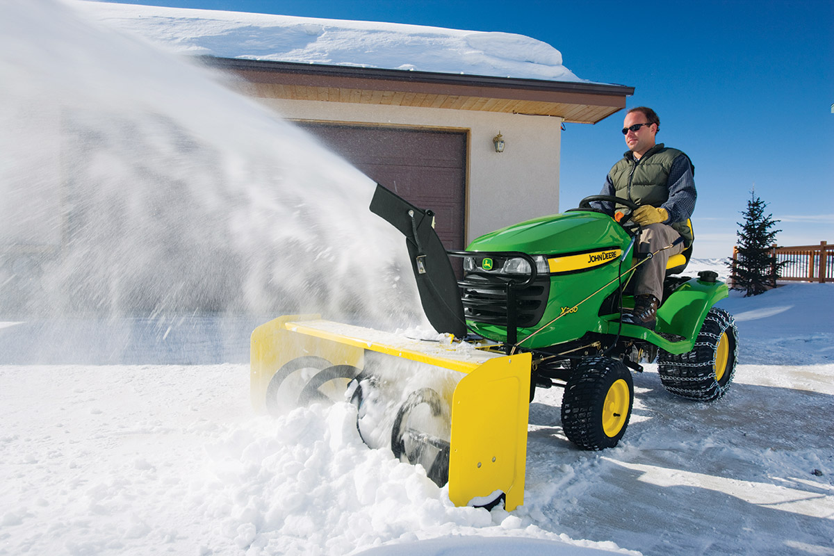 Preparing for Winter How to Install Tire Chains on John Deere Equipment