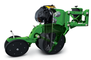 John Deere's ExactEmerge system incorporates technology that gives growers the ability to plant at speeds up to 10 miles per hour.
