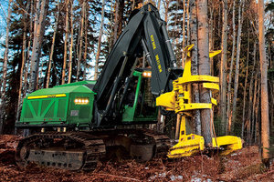 With customer input in mind, Deere's newest equipment has been made to simplify forestry jobs. 