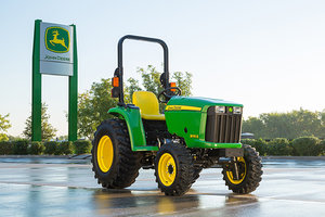 Attendees of the 2015 John Deere Drive Green events will be entered into a contest to win a 3032E Tractor. 
