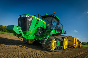 Deere's 9R/9RT Scraper Special Series Tractor enhancements and additions apply more power to earthmoving applications. 