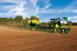 John Deere unveiled its ExactEmerge planter back in 2014 at the National Farm Machinery Show, giving producers a piece of equipment that could seed at speeds of up to 10 mph.