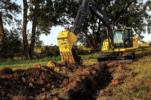 The new John Deere G-Series excavator models are designed to simplify tasks like digging footings, loading trucks, and installing utilities.