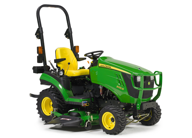 What are the features of a John Deere compact utility tractor?