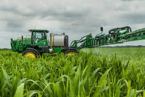 Deere's new row guidance additions will help producers track more accurately between rows. 