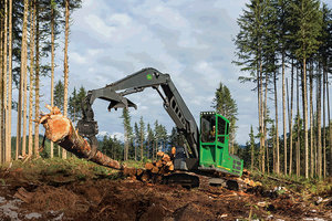The G-Series' floor-mounted windows are designed to make it easier for operators to see the whole job in front of them.