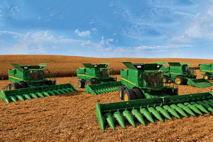 Combine demonstrations will occur daily during Husker Harvest Days 2016. 