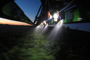 Deere's ExactApply technology will allow operators to improve spray resolution accuracy. 