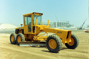 John Deere will have a restored machine on display to reflect back on 50 years of articulated motor grader production. 