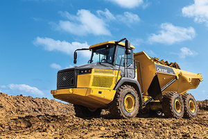 Deere worked closely with road builders and site developers to ensure the new ADT models meet their needs. 