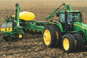 The University of Nebraska warns that driving or tilling on wet soil can cause soil compaction. 