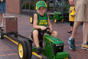 Kids will have an opportunity to participate in a pedal-powered tractor pull at the Farm Fun Day. 
