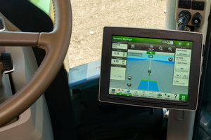 The new John Deere displays are designed to offer tractor operators improved data collection and functionality. 
