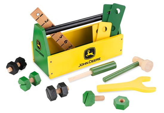 john deere toy tool box