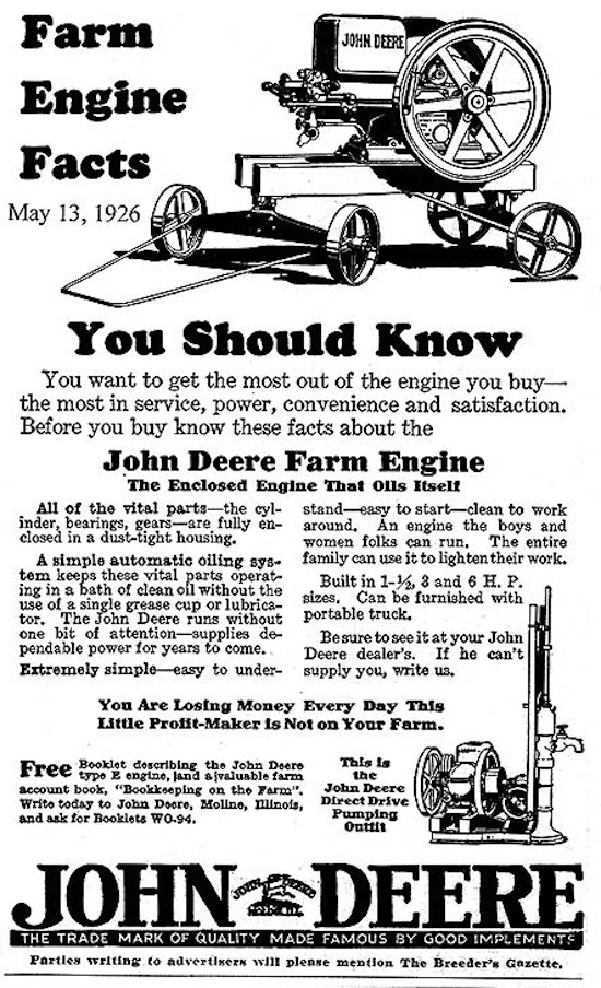 John Deere Ads