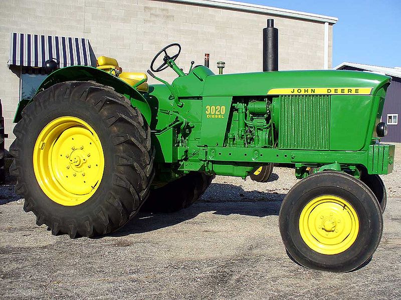 antique john deere farm tractors