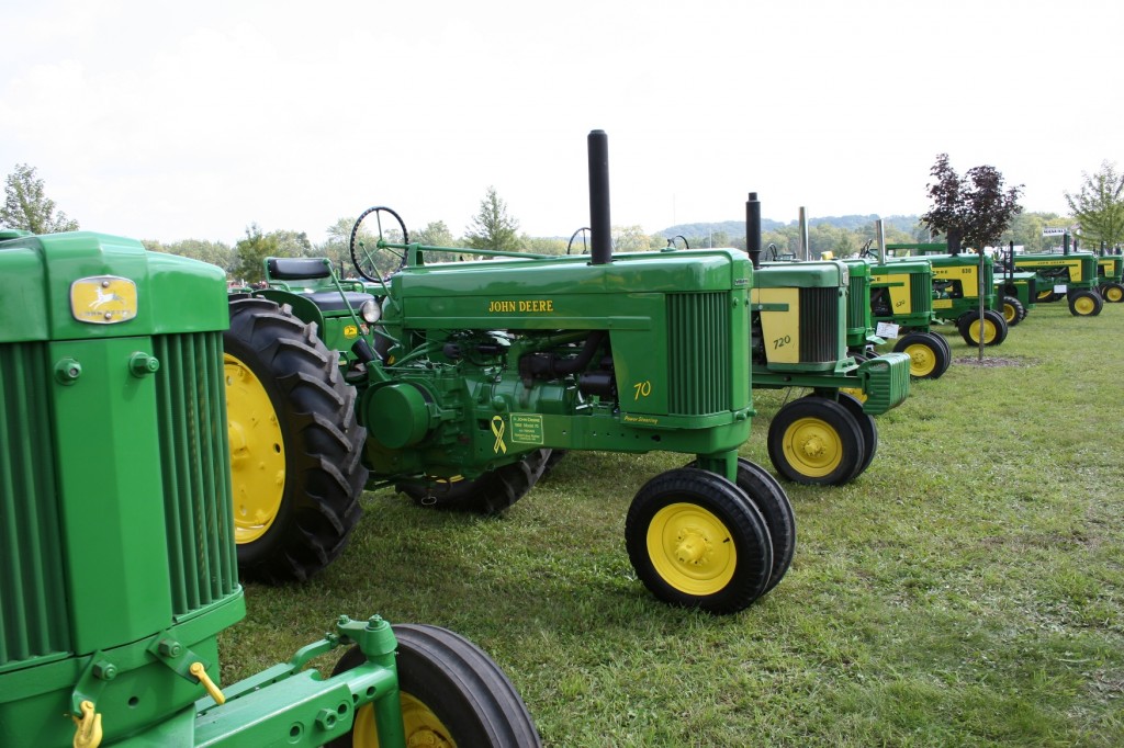 John Deere's at Tractor Show