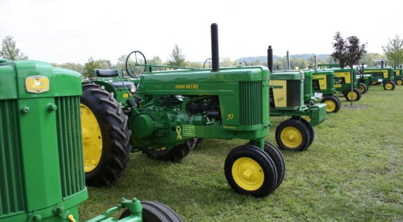 John Deere's at Tractor Show