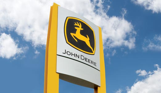 John Deere Construction Sign