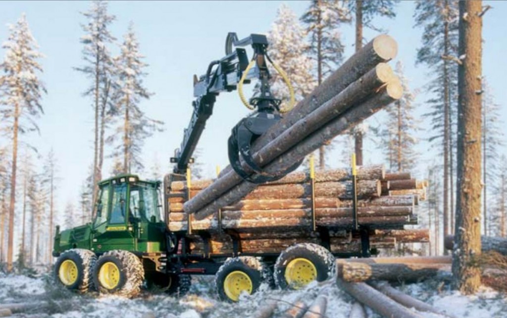 John Deere Forwarder. John Deere Forestry Machines 