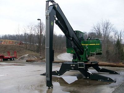 used heavy equipment  knuckleboom