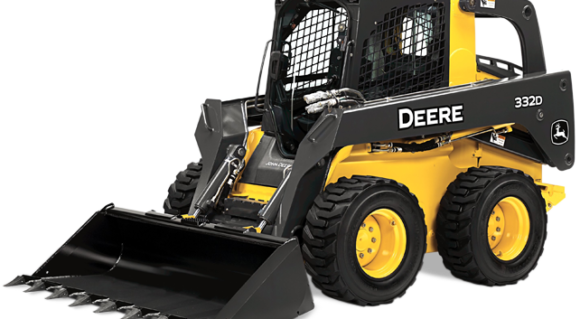 John Deere's newest skidder model; the 332D