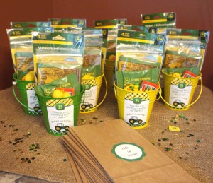 John Deere party favors for a John Deere birthday party theme