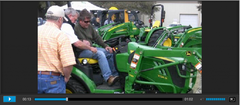 Hal's John Deere test drive