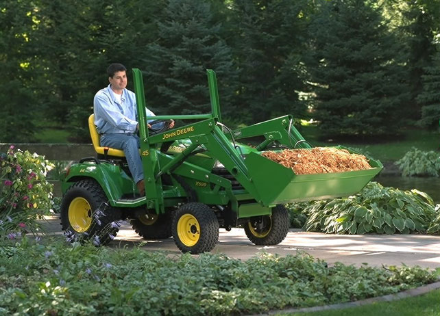 John deere garden tractor with loader sale