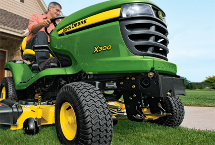 john deere 300x lawn tractor