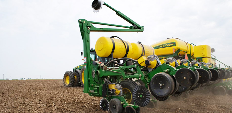 JD 1760 planter seed containers
