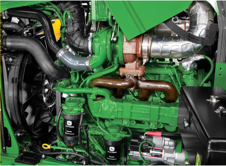 john deere service tractor engine