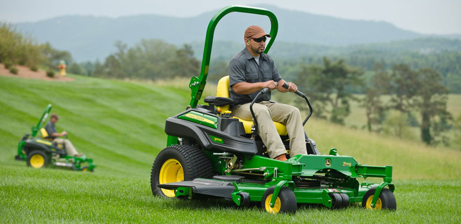 Used john deere commercial zero turn mowers best sale for sale