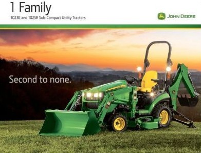 John Deere 1 Family Utility Tractor Brochure 