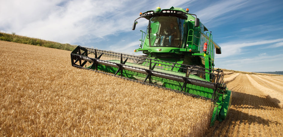 john deere combine harvester