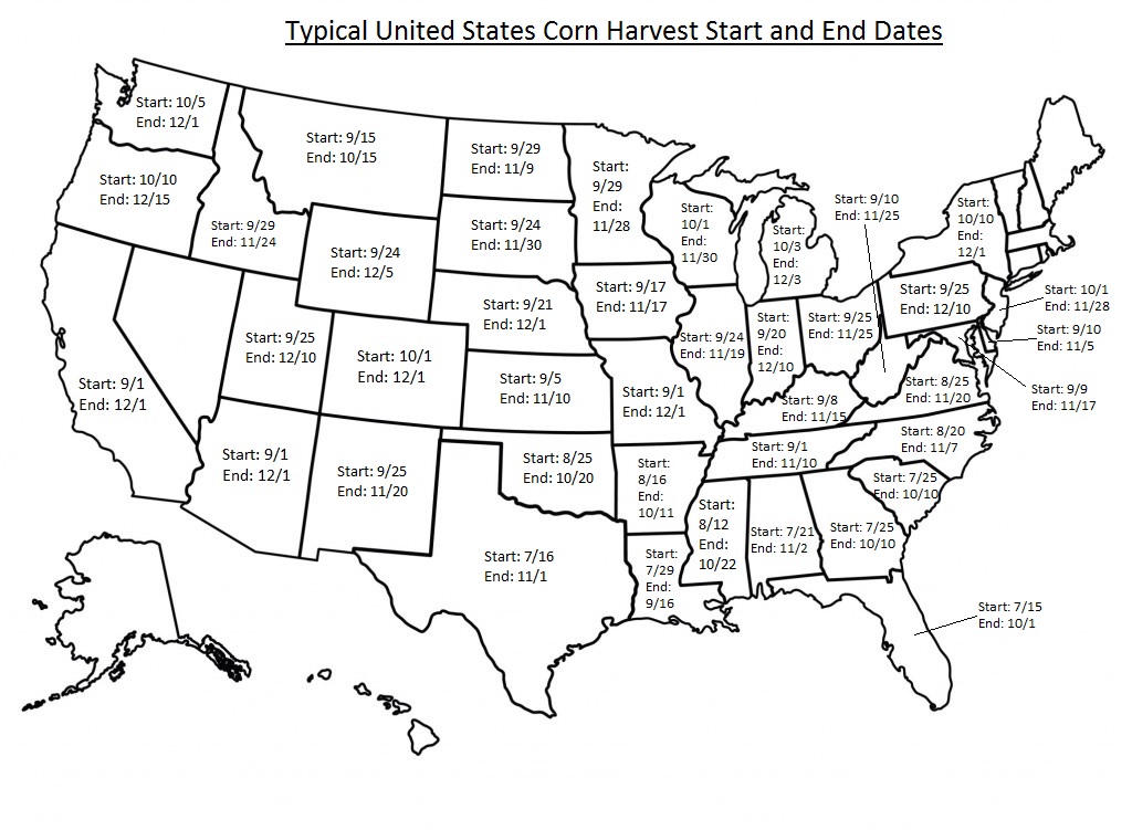 Corn Harvest Map 