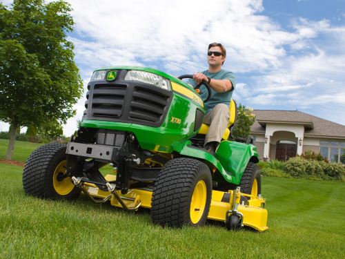 John deere residential online riding mowers