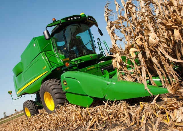 John Deere Corn Harvest Front 